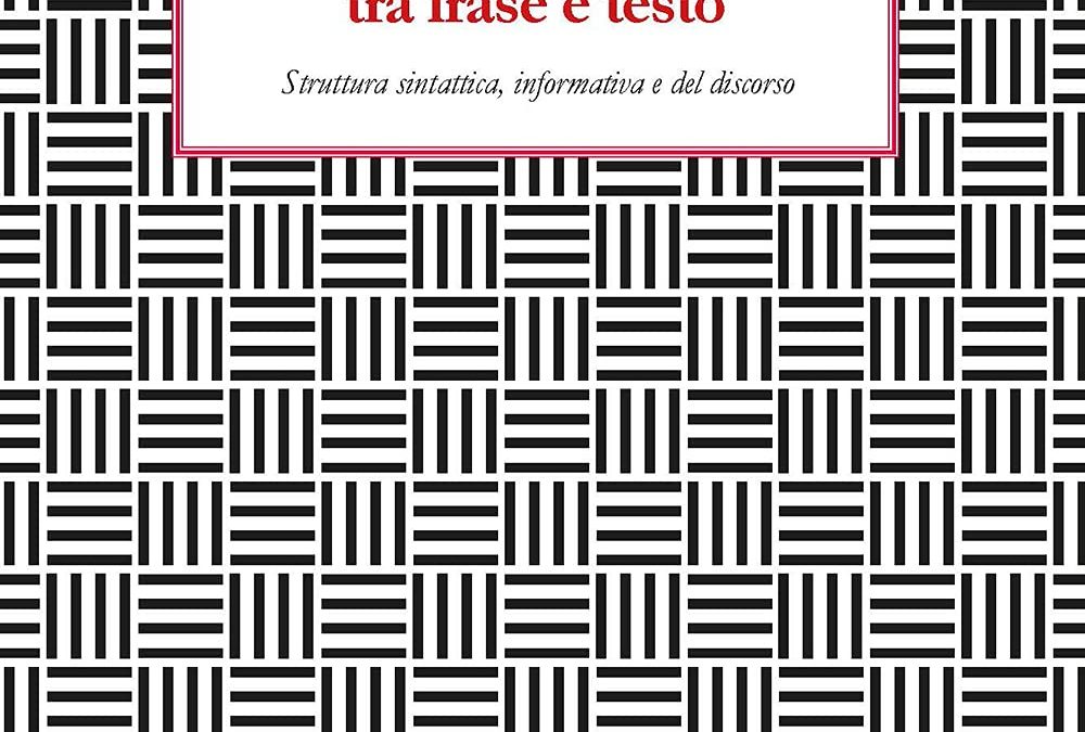Il tema in cinese tra frase e testo