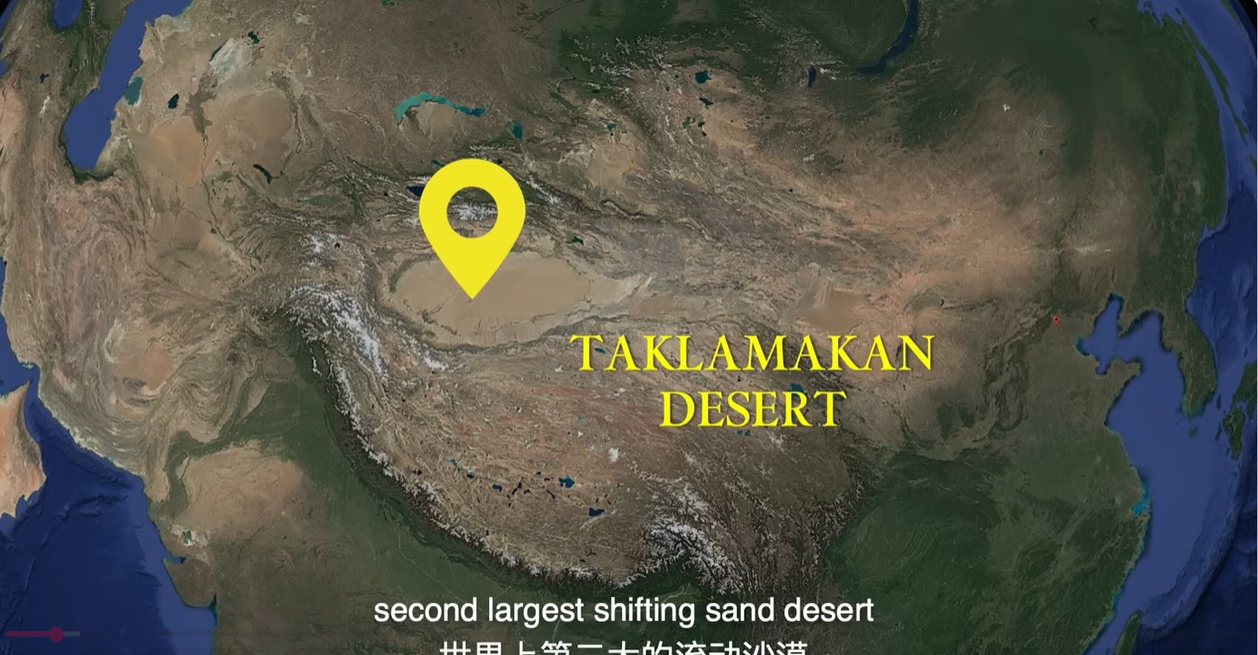 Taklamakan Desert Highway