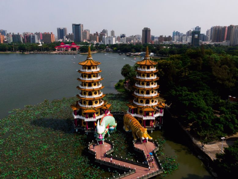 Kaohsiung - Pagode del drago e della tigre
